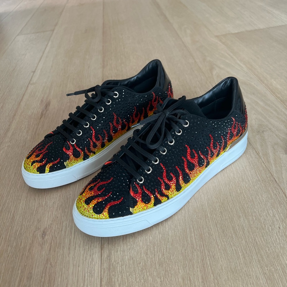 Philipp Plein sneakers crystal flame